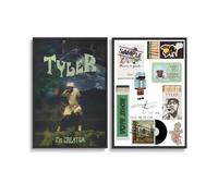 Duboueu Tyler, 2 poster The Creator Rapper Music Vintage Cover per camera, estetica su tela, decorazione da parete per camera da letto, 30 x 45 cm