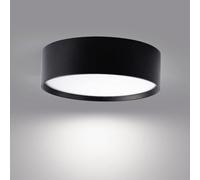 DUBOXX Mini plafoniera moderna 5W LED Lampada da soffitto nera Lampadario in alluminio for interni Lampada a sospensione cilindrica minimalista for soggiorno, camera da letto, sala da pranzo, cucina (