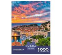 Dubrovnik City Walls 1000 Pezzi Puzzle Difficile Regalo Per Gli Amanti Dei Building Per Adulti E Bambini Dai 14 Qualità Premium Sfide Extra Divertenti Intrattenimento Creativo 70x50cm/1000pcs