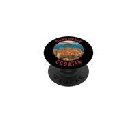 Dubrovnik Croazia Old Town Travel Design PopSockets PopGrip Adesivo