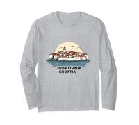 Dubrovnik Croazia Souvenir Uomo Donna Maglia a Manica
