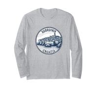 Dubrovnik Croazia Souvenir Uomo Donna Maglia a Manica