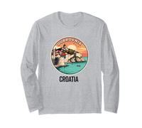 Dubrovnik Croazia Souvenir Uomo Donna Maglia a Manica