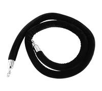 DUBTEDHOU barriera di Controllo della Folla in Corda di Vell Corda for montanti in Velluto Nero for Il Controllo della Folla con Ganci in Argento, Dimensioni Multiple(3ft/90cm)