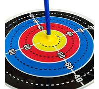 DUBTEDHOU Bersagli Standard in Carta per tiro con L'Arco, Bersaglio Giocattolo da 24 cm for Esterni