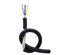 DUBTEDHOU Cavi in PVC, Cavo di Controllo Flex TRVVSP a 6 conduttori 0,3-1,5 mm² in Rame stagnato schermato EMI Isolamento in PVC 300 V for Auto e Macchine(100ft,0.5mm2-6c)