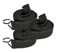 DUBTEDHOU Cinturini Elastici di Gomma Pesanti, Confezione da 1/2/3 Corde Elastiche/Cinghie con Ganci, Lunghe 1 a 5 m, Larghe 3, cm, Multiuso(3pack,5m-16.4ft)