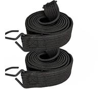 DUBTEDHOU Cinturini Elastici di Gomma Pesanti, Confezione da 1/2/3 Corde Elastiche/Cinghie con Ganci, Lunghe 1 a 5 m, Larghe 3, cm, Multiuso(2pack,5m-16.4ft)