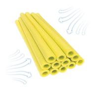 DUBTEDHOU Copertura per Pali da Trampolino, Maniche in Schiuma for Pali for Trampolino Multicolore, Confezione da 4, 6 o 12 Pezzi(Yellow,12 Pieces)