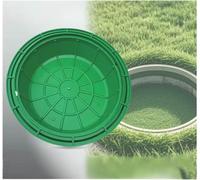 DUBTEDHOU Coperture per Fosse settiche, Coperture e telai for tombini in Resina Resistente, Coperchio Decorativo da Incasso, Dimensioni Multiple(Round 80 * 80CM/31.5 * 31.5IN)