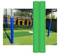 DUBTEDHOU Coperture per Pali da Basket, Basketball Pole Pad 6 ft for 2.5-8 in Pole Multicolor Pack of 2(Green,3"(8cm) Pole)