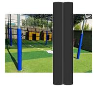 DUBTEDHOU Coperture per Pali da Basket, Basketball Pole Pad 6 ft for 2.5-8 in Pole Multicolor Pack of 2(Black,5.5"(14cm) Pole)