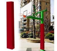 DUBTEDHOU Coperture per Pali da Basket, Basketball Pole Padding Multicolor for 4x4 To 8x8 inch Posts(Red,6"x8"(15x20cm) Pole)