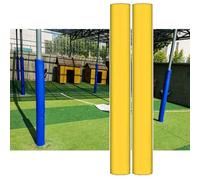 DUBTEDHOU Coperture per Pali da Basket, Imbottitura for palo da Basket Multicolore Pali da 2,5-8 Pollici Confezione da 2 6 Piedi(Yellow,8"(20cm) Pole)