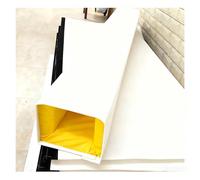 DUBTEDHOU Coperture per Pali da Basket, Imbottitura for palo Quadrato Personalizzata Multicolore da 3x3 a 12x12 Pollici(White,6.5"X6.5"(16.5X16.5CM))