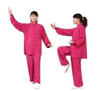 DUBTEDHOU Divisa da Tai Chi, Abito Tai Chi Abbigliamento tradizionale Wushu a maniche lunghe Uomo Kung Fu Uniforme Taglie multiple(Color13,L)
