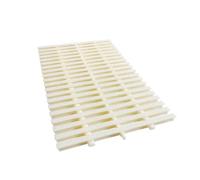 DUBTEDHOU Griglie per Piscine, Griglia Drenaggio Colore Osso 15-30x100cm for Piscina Bagno Confezione 1-15 Pz(18x100CM/10pieces)
