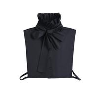 DUBTEDHOU Il Falso Collare, Colletto con Risvolto Staccabile da Donna, 3 Pezzi, Multicolore(Black Style 2)