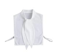 DUBTEDHOU Il Falso Collare, Colletto con Risvolto Staccabile da Donna, 3 Pezzi, Multicolore(White Style 9)