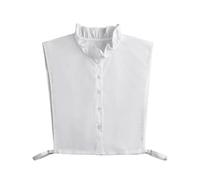 DUBTEDHOU Il Falso Collare, Colletto con Risvolto Staccabile da Donna, 3 Pezzi, Multicolore(White Style 7)