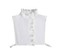 DUBTEDHOU Il Falso Collare, Colletto con Risvolto Staccabile da Donna, 3 Pezzi, Multicolore(White Style 8)