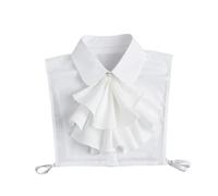 DUBTEDHOU Il Falso Collare, Colletto con Risvolto Staccabile da Donna, 3 Pezzi, Multicolore(White Style 1)