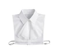 DUBTEDHOU Il Falso Collare, Colletto con Risvolto Staccabile da Donna, 3 Pezzi, Multicolore(White Style 5)