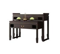 DUBTEDHOU Il tempio per il tavolo, Mensola for espositore for altare in legno massello, stile cinese moderno(B)