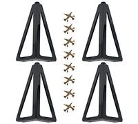 DUBTEDHOU Piedini triangolari in metallo per mobili, Gambe for mobili in metallo da 4 pezzi 15 cm con viti multicolore(B)