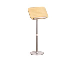 DUBTEDHOU Podio Portatile da Pavimento, Supporto da Pavimento for Tablet Portatile K Stand ad Altezza Regolabile 2 in 1 25 kg Marrone(Color-1)