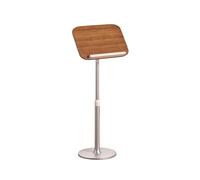 DUBTEDHOU Podio Portatile da Pavimento, Supporto da Pavimento for Tablet Portatile Regolabile in Altezza, Doppio Uso, capacità di carico di 25 kg, Marrone(Brown)