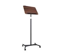 DUBTEDHOU Podio Portatile da Pavimento, Supporto da Pavimento Regolabile 50-130 cm con Clip e Ruote Carico di 25 kg in Bianco e Nero(Black)