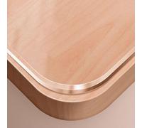 DUBTEDHOU PVC può pulire la tovaglia di plastica trasparente Soft Film Table Protector With Rounded Corners,Waterproof & Heat Resistant,Wipeable Scratch-Resistant Table Mat(Thickness 3mm 80x80cm)