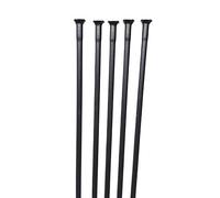 DUBTEDHOU Raggi per biciclette da strada, Raggi for bicicletta 5 pezzi a trazione dritta 2.2mm-2.0mm 100-310mm Inossidabile Multicolor(271mm)
