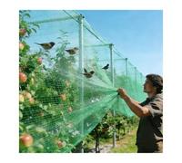 DUBTEDHOU Rete di Protezione per ortaggi, Garden Netting Green Multiple Sizes for Bird Hail Pond(6x50m)