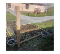 DUBTEDHOU Rete di Protezione per ortaggi, Vegetable Garden Ion Netting 0.5cm Mesh White Multiple Sizes(4x100m)