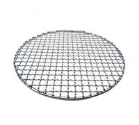 DUBTEDHOU Rete for Barbecue Rotonda in Acciaio Inossidabile | 15-38 cm for campeggio e barbecue: grigliare(20cm)