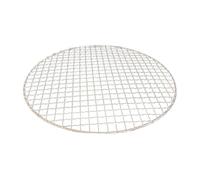 DUBTEDHOU Rete for Barbecue Rotonda in Acciaio Inossidabile | Rete for griglia in argento da 10-50 cm for barbecue(40.5cm)