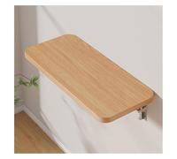 DUBTEDHOU Scrivania a muro sospesa, Tavolo pieghevole in legno da parete multicolore, dimensioni multiple(Beige,60X20cm(23.6X8in))