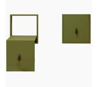 DUBTEDHOU Sgabello invisibile per cambiarsi le scarpe, Sgabello cambiascarpe pieghevole da parete in legno massello in più colori(L)