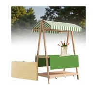 DUBTEDHOU Stand leggero per mercati contadini, it Baldacchino pieghevole for espositore for bancarelle del mercato, dimensioni multiple multicolori for eventi(Green,140cm/55.1in)