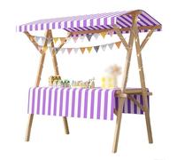 DUBTEDHOU Stand leggero per mercati contadini, it Carrello stradale pieghevole multicolore di varie dimensioni(Purple,60cmx150cm)