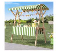 DUBTEDHOU Stand leggero per mercati contadini, it Espositore pieghevole for carrello da mercato for venditori all'aperto 120-150 cm(Style2,120x60x200cm)