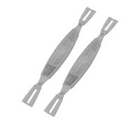 DUBTEDHOU Supporto riflettore di Radiazioni su Ruote di Bici Bike Spoke Reflectors Orange Silver 23x2.7cm Pack of 2(Silver)