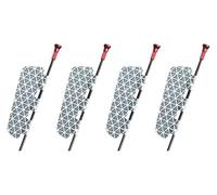 DUBTEDHOU Supporto riflettore di Radiazioni su Ruote di Bici Riflettore for Raggi di Ruota di Bicicletta, Luce di Sicurezza a Clip, 5,85x2,25 cm, 4/8 Pezzi(8pcs)