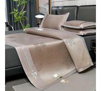 DUBTEDHOU Tappetino Estivo per Dormire, Tappetino rinfrescante Estivo Pieghevole, Tradizionale Materasso rinfrescante in Rattan Cinese(Color E,90cm)