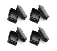 DUBTEDHOU Tappi in gomma per gambe di sedie, Coprigambe for sedia rettangolari neri, 8 pezzi, dimensioni multiple(10 * 60mm)