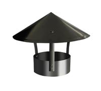 DUBTEDHOU Tappo per Camino a Cono con Schermo, Tappo for Camino in Ferro zincato, Cappa di sfiato Superiore for Tutti Gli Usi, Pratico Strumento for Camino(D27cm*45cm/10.63in*17.72in)