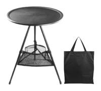 DUBTEDHOU Tavolo pieghevole portatile in PP e ferro | Camping Garden Beach BBQ Travel: scrivania pieghevole portatile compatta e regolabile in altezza