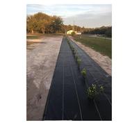 DUBTEDHOU Tessuto per Il Controllo delle Erbacce, Tessuto paesaggistico barriera Contro Le Erbacce Nero 60 cm x (10-310) m(0.6mx230m/2ftx754ft)